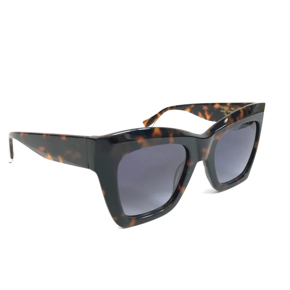 Gigi Studios Sunglasses GIOIA 6806/2 Dark Havana Frames w/ Gray Gradient Lenses